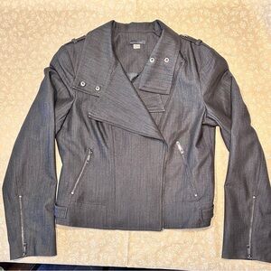 NWOT - Tommy Hilfiger Navy Dress Moto Jacket